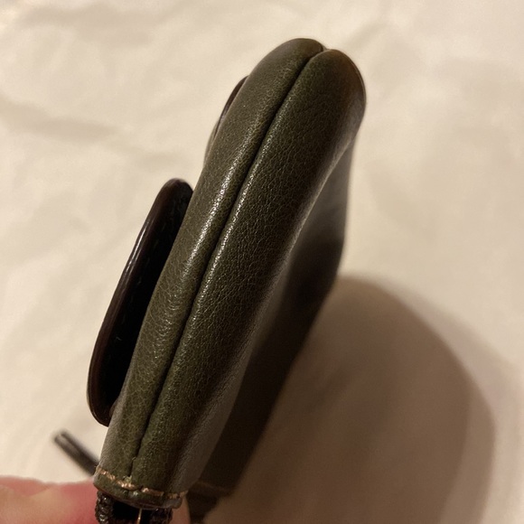 COPY - NWOT Coach Legacy Stripe 65th Anniversary Green Leather Keychain Fob Coi… - Picture 5 of 12